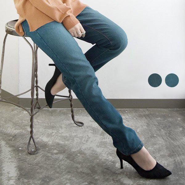 デニムパンツ レディース 裏フリース ジーンズ ジーパン ボトムス 冬 秋 あったか 暖か テーパード スキニー ストレッチ 50代 40代 30代 代 おしゃれ W102c5638 アンドイット And It レディース 通販 Yahoo ショッピング