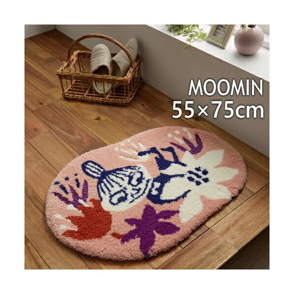 փ}bg }bg O}bg [~ Roi}bg 55×75cm k  킢 MOOMIN KOBANA MAT S01 O}bg tďH~p