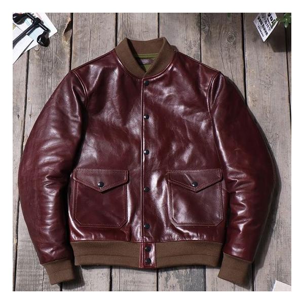 m0851 本革 ミリタリージャケット MA-1 ボマージャケット サイズ50 楽天市場】ライダースジャケット メンズ PUレザーMA-1 おすすめ