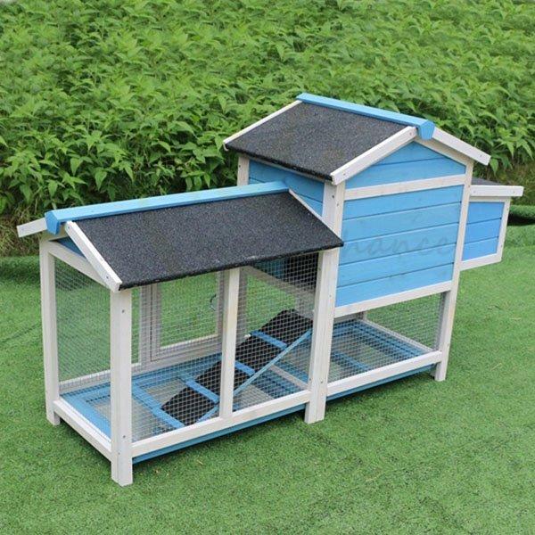 交換ｏｋ の豪華別荘 丈夫 ペットハウス 飼育ケージ 小動物ケージ 別荘 ペットケージ 防腐材 青 ペット ペットハウス ペットハウス うさぎ 鶏 鴨 はと 屋外 野外 庭用 組立式 防腐材 木製 cpj Andモア ランキング1位スーパーセール期間限定の