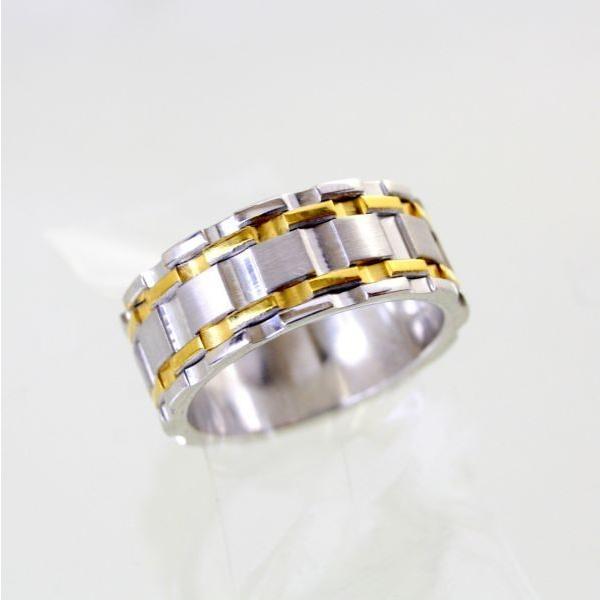 ◎中古美品◎18金WG,YG コンビ リング 13号 : 安藤商事ヤフー