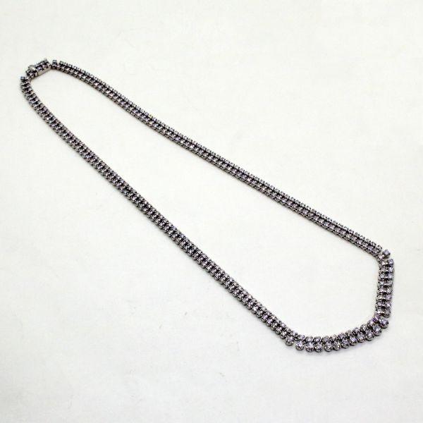 ◎中古美品◎プラチナ ダイヤ 5.00ct テニスネックレス : 安藤商事 