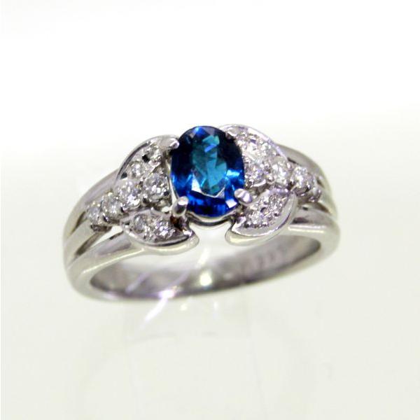 ◎中古美品◎プラチナ アパタイト 0.651ct ダイヤ 0.22ct