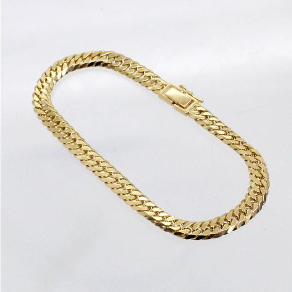 ◎中古美品◎18金 21g 六面 ダブル 喜平 ブレスレット : 安藤商事