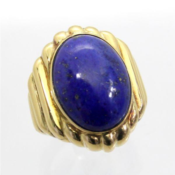 ◎中古美品◎18金 ラピスラズリ リング 13.5号 : 安藤商事ヤフー