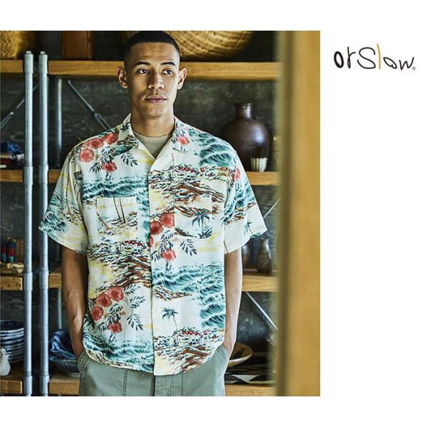 【新品】オアスロウ orSlow HAWAIIAN SHIRT サイズ2 orSlow（オアスロウ）の「orSlow/オアスロウ HAWAIIAN SHIRT 半袖