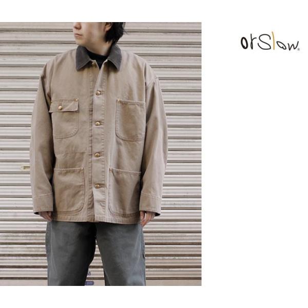 美品 orSlow ダック地ベスト 3L ジレ アイボリー オアスロウ 美品 orSlow ダック地ベスト 3L ジレ アイボリー オアスロウ