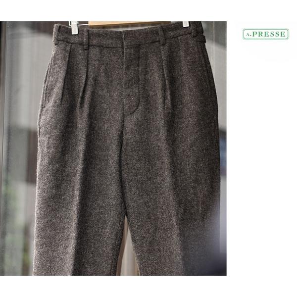 パンツ A.PRESSE Tweed Two Tack Trousers 2022-B-GKS72180_sub01_500x.jpg
