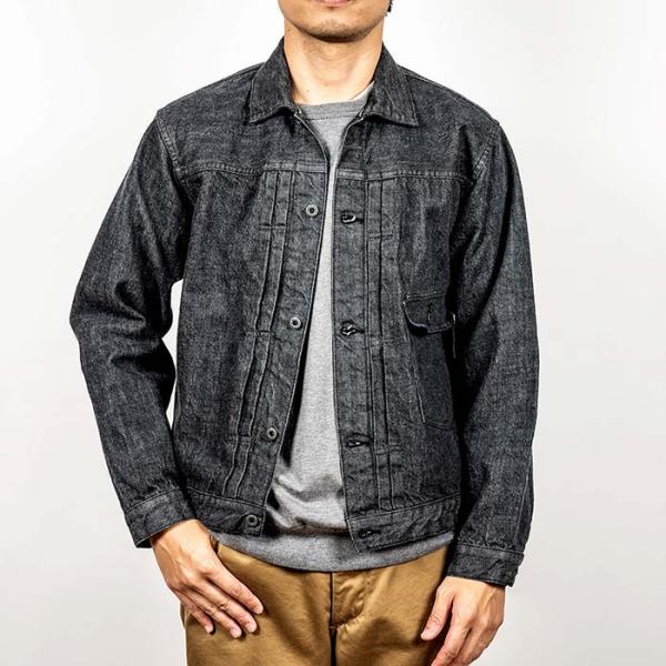 グレーデニムジャケット サイズ40 andpheb_2301-denim-jacket-1375blk