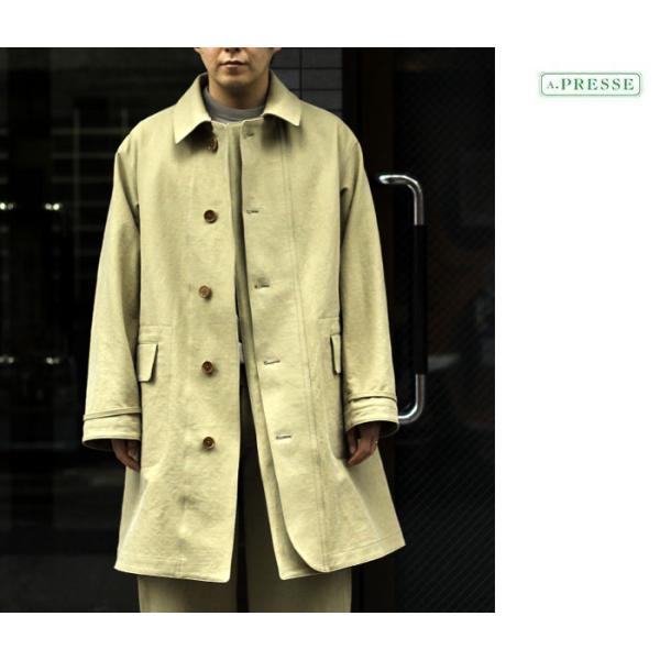 アプレッセ A.PRESSE モーターコート 23AW 23AAP-01-16H A.PRESSE - アプレッセ23AW モーターサイクルコート Motorcycle