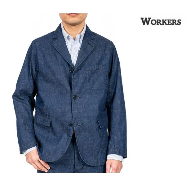 workers 2023FW ラウンジジャケット 38 美品 予約商品(お届け予定 8月頃以降) ワーカーズ WORKERS ラウンジ