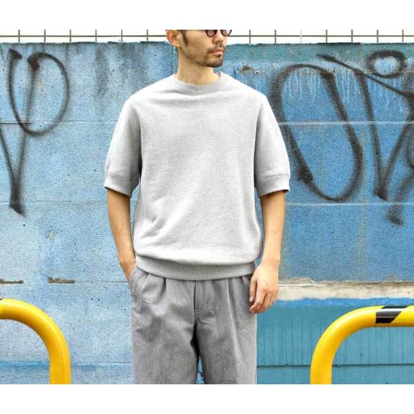 SCYE BASICS スウェット 吊り編み グレー 40 サイ ベーシック SCYE BASICS スウェット 吊り編み グレー 40 サイ ベーシック