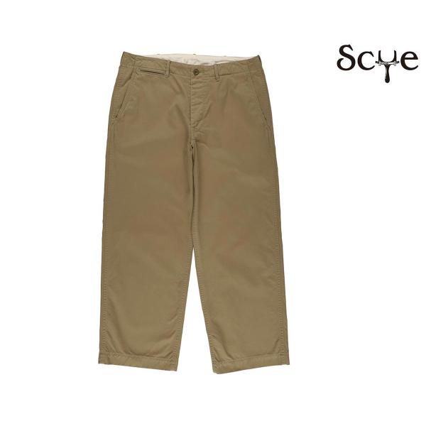 Scye（サイ） サンホアキン コットン チノ ミリタリー トラウザーズ