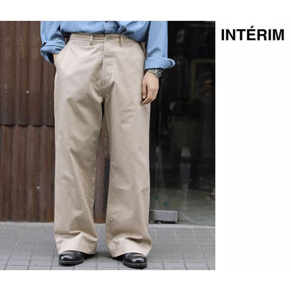 INTERIM Hyper Big M-41 ワイド チノパンツ　インテリム andpheb_it23s083