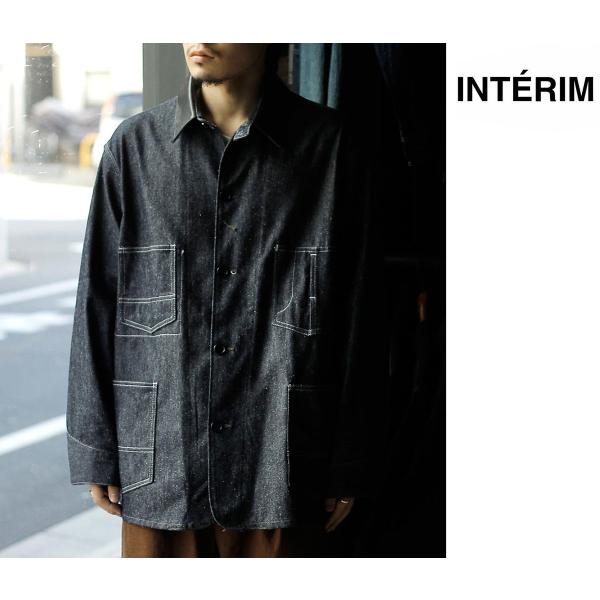 インテリム INTERIM ゴートレザー シルクノイルデニム 1st ヘラクレス