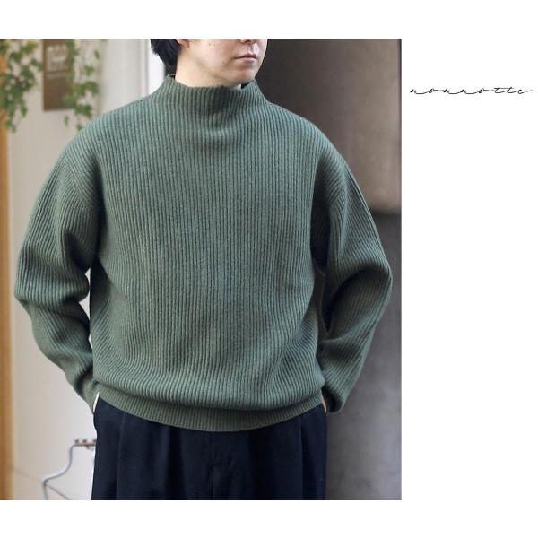 ノノット NONNOTTE ウール ヤク ニット トライアングル タートル