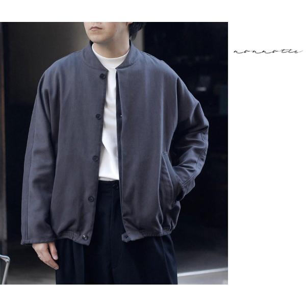 【最終】nonnotte ノノット モールスキンステンカラーコート 23AW andpheb_n-25a-011
