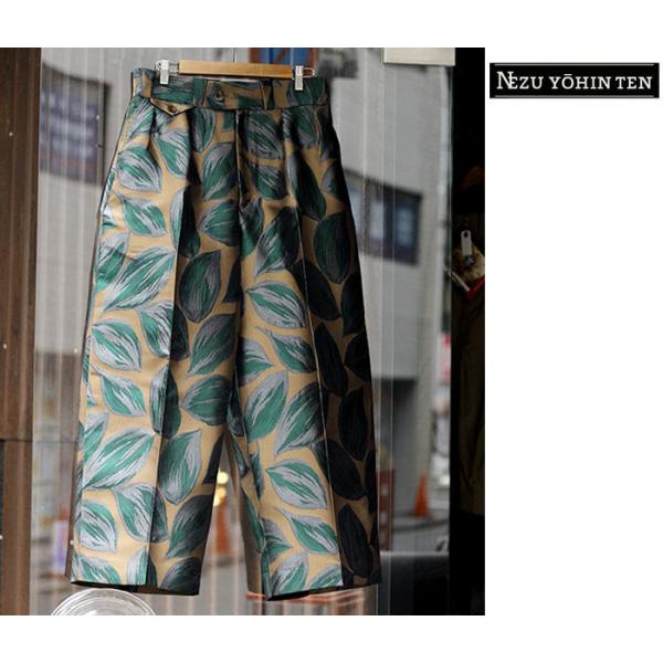 NEZU YOHINTEN フラワージャガードパンツ 参考上代49500円 未使用品 NEZU YOHINTEN フラワージャガード