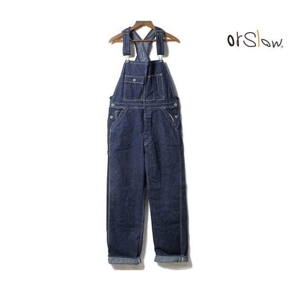 Lサイズ！orslow 1930 デニムオーバーオール orslow オアスロウ 1930S DENIM OVERALL ONE WASH デニム