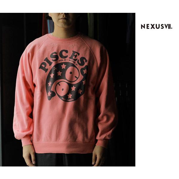 ネクサスセブン NEXUSVII. PISCES/魚座 クルーネックスウェット (ROA
