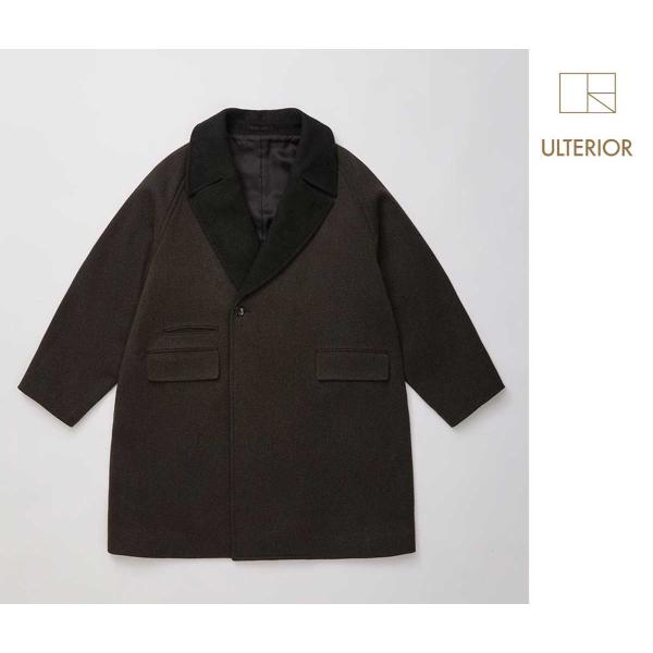アルテリア ULTERIOR ウール シルク カージー ダブル コート (UCT21