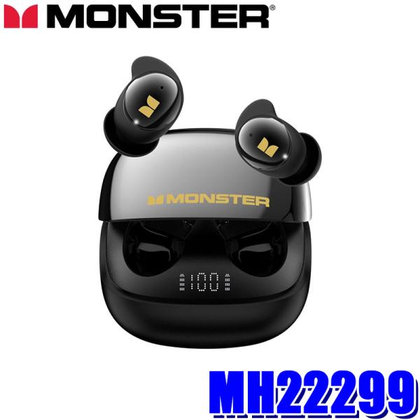 MH22299 MONSTER モンスター Sleep Ear200 スリープイヤホン ブラック ワイヤレスイヤホン ANCノイズキャンセリング IPX4防水 インナーイヤー型 Bluetooth