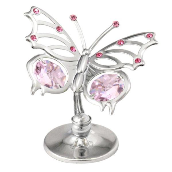 ピンク 蝶 置物 スワロフスキー クリスタル 誕生日 プレゼント 女性 お祝い ギフト 記念日 置き物 Buyee 日本代购平台 产品购物网站大全 Buyee一站式代购 Bot Online