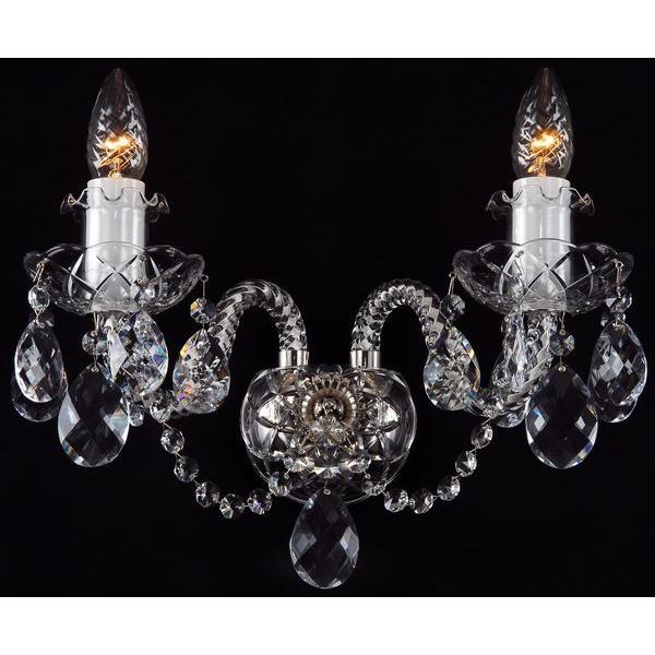 �݌ɂP��L�� �u���P�b�g W-02S LED�d���Ή� 2�� ���� �{�w�~�A �N���X�^�� �A�� �V���o�[ LED �Ɩ� �Ǌ|���Ɩ� �����Ή�