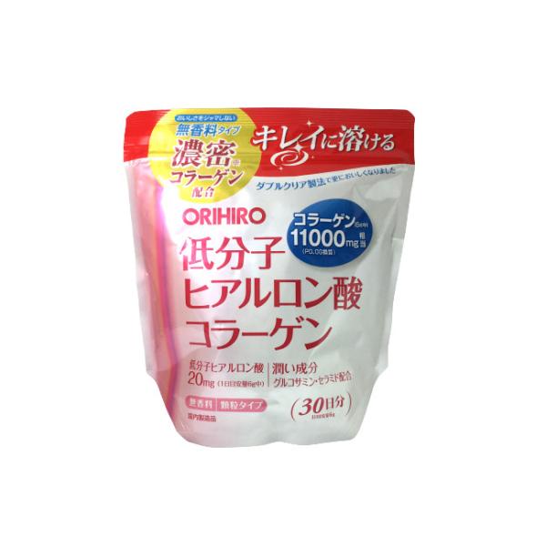 オリヒロ 低分子ヒアルロン酸コラーゲン 顆粒タイプ 180g 30日分