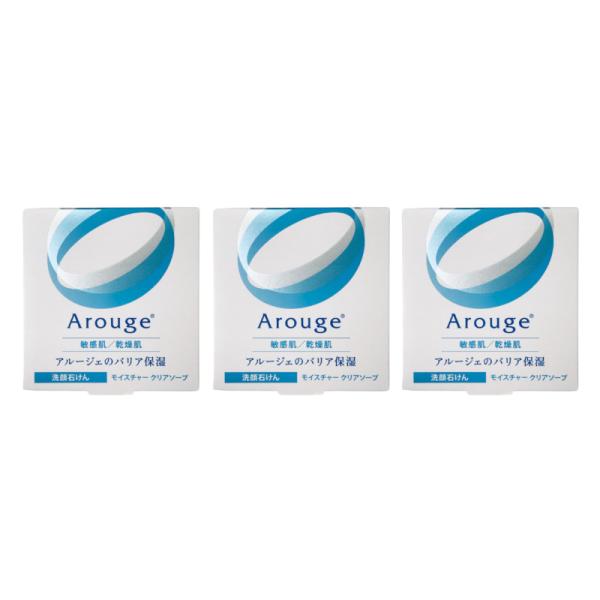 Arouge（アルージェ） 洗顔 モイスチャー クリアソープ 60g 3個セット