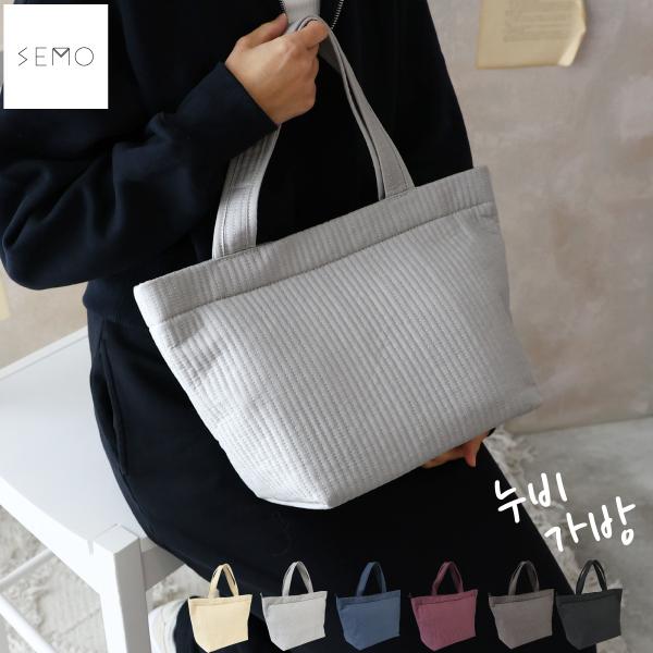 ■商品特徴【ふんわり上品】イブル生地ハンドバッグ｜軽量＆ナチュラルな風合いで毎日使える！韓国発の大人気素材「イブルキルト」を使用したイブル生地ハンドバッグが登場！やわらかく、ふんわりとした心地よい肌触りが魅力のバッグです。【 イブル生地ハン...