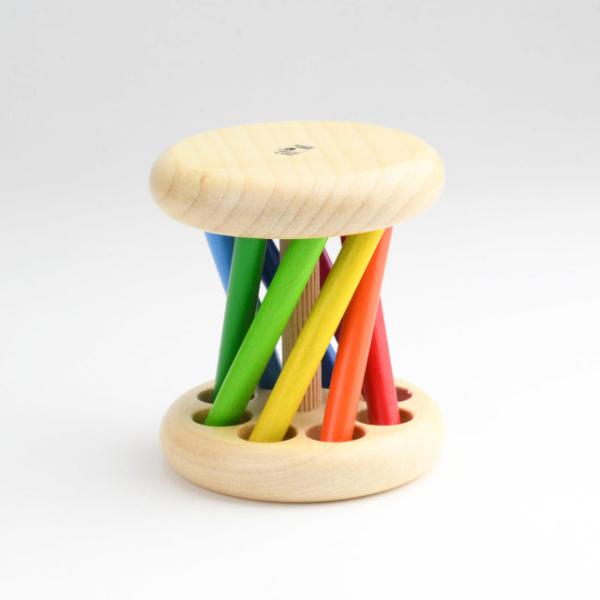 ラトル がらがら 歯がため ミカドロール セレクタ社 ドイツ 木のおもちゃ 赤ちゃん ベビー 玩具