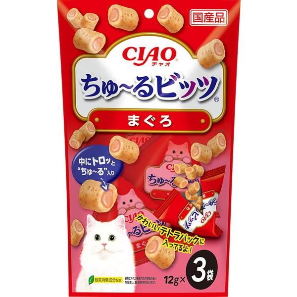 いなば CIAO ちゅ〜るビッツ まぐろ 3袋入り（12gx3袋） CS-171