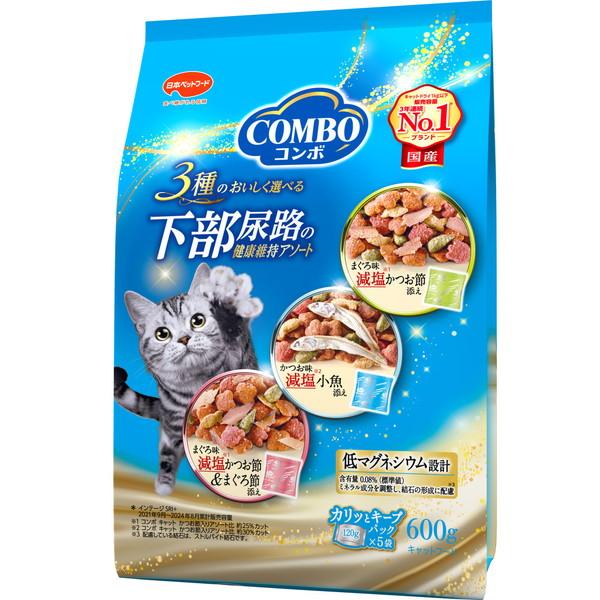 他サイト： 日本ペット　コンボ　キャット　下部尿路の健康維持アソート　600ｇの商品画像
