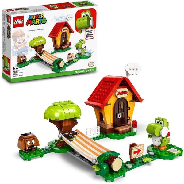 他サイト： レゴ LEGO スーパーマリオ ヨッシー と マリオハウス ビルダブル 71367 レゴマリオの商品画像
