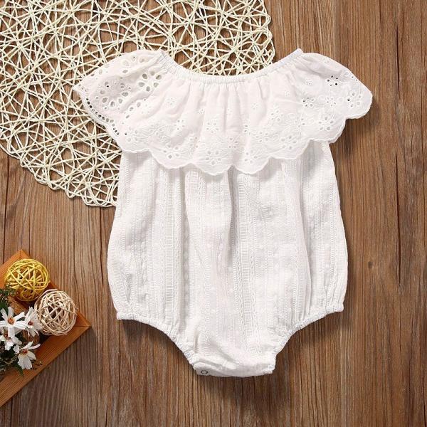 かわいい新生児女の赤ちゃんロンパース服白いレース遊び着 予約品 Buyee Buyee 日本の通販商品 オークションの代理入札 代理購入