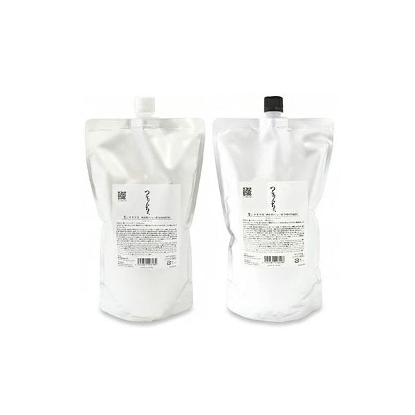 他サイト： 髪にドラマを。 つるりんちょ。 シャンプー 1000ml レフィル&amp;トリートメント 1000g レフィル【★セット商品★】の商品画像