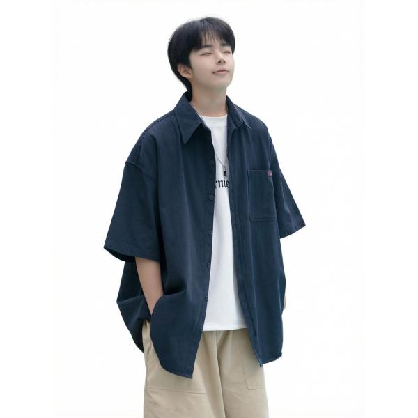 カジュアルシャツ メンズ ビッグシルエット オーバーサイズ