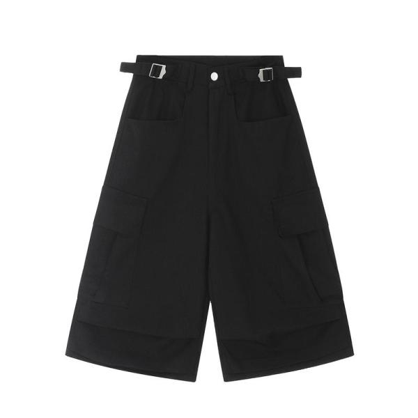 ムータ　クロップド　ショート　ハーフ　7部丈　パンツ 綿100 クロップドパンツ メンズ 七分丈 ハーフ カーゴパンツ 多機能