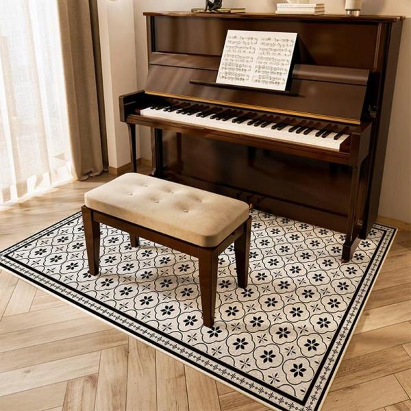 ピアノの防音絨毯 電子ピアノ 防音マット 防振カーペット ピアノラグ 騒音対策 敷物 フロアマット 家具保護パッド ソフトタイプ 防カビ