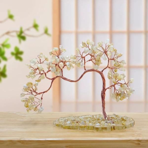 梅花石　珠玉　芒種　鑑賞石 飾り置物 パワーストーン 縁起物 招財樹 水晶 天然石金のなる木 パワーストーンツリー 風水グッズ