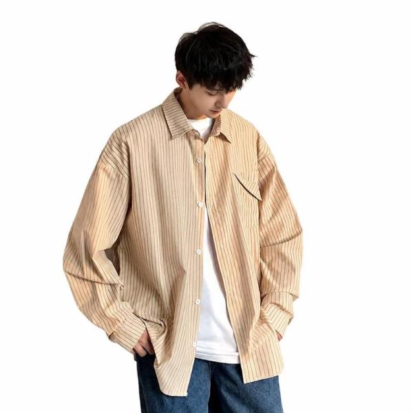 未使用　SCOT CLUB ストライプ　オーバーワイドスキッパーシャツゆったり anestyle_202605198okxhn5r