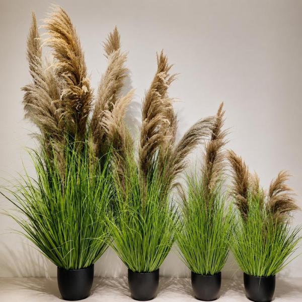 パンパスグラス 観葉植物 人工観葉植物 パンパスグラス 鉢植え フェイク植物 大型 リアル 室内用