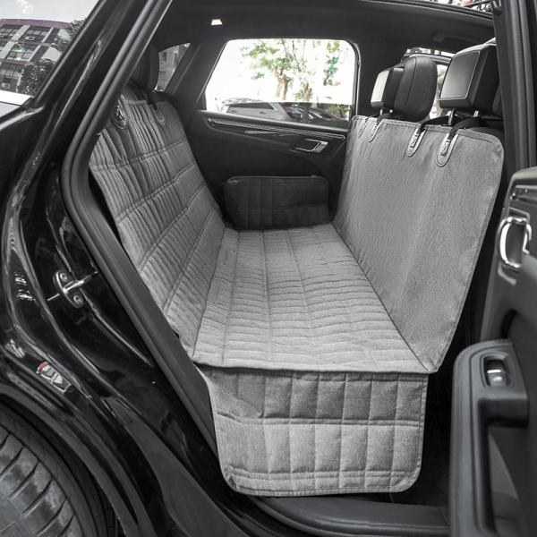ペット用ドラシート 犬 車 シートカバー 後部座席用 防水 防汚 滑り止め キルティング クッション ドラ用品 抜け毛対策 簡単取付