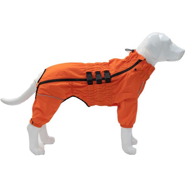 犬 レインコート 防水 フルカバー 犬用カッパ 中型犬 大型犬 小型犬 レインウェア 四足 ロンパース 撥水 防風 泥除け 着脱簡単