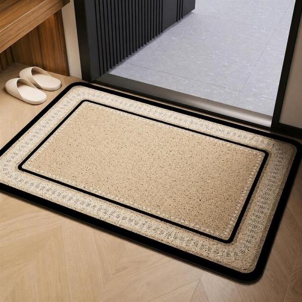 玄関マット 屋外 泥落とし ドアマット 北欧風 エントランスマット 家庭用 フリーカット コイル構造 滑り止め 耐摩耗性 水洗い 屋内
