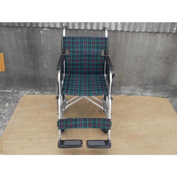 TS-25-0331-08 一部地域を除き送料無料 アルミ介助式車椅子 MPCN-46JD