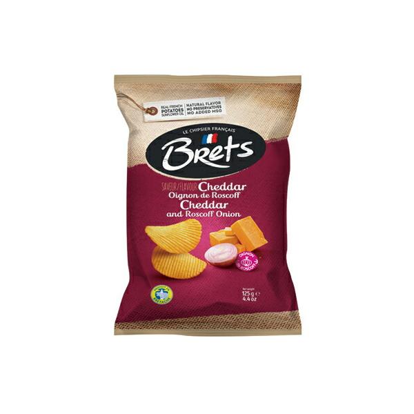 Brets ブレッツ チェダー＆オニオン 125g ポテトチップス : 珈茶問屋
