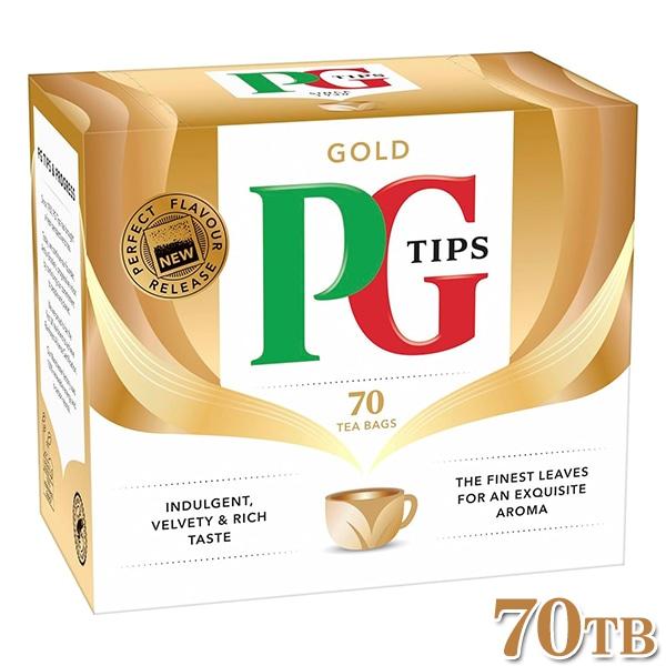 イギリス紅茶 PG Tips ピージーティップス ゴールドティー 2.9gx70P ティーバッグ ミルクティー ブレンド