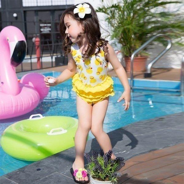 水着 子供 女の子 帽子付き キッズ ワンピース 黄色 アヒル 90 100 110 1 海 幼稚園 保育園 プール Buyee Buyee Japanese Proxy Service Buy From Japan Bot Online